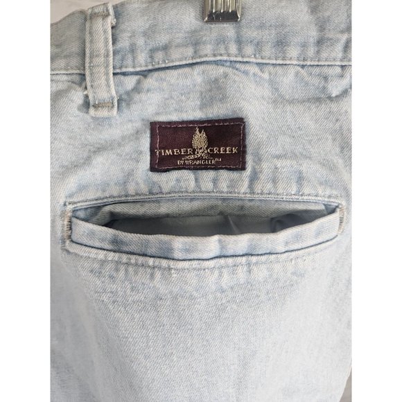 Vtg Timber Creek Light Wash Made Is USA Straight Cut Jeans 38 X 34 - Picture 6 of 12